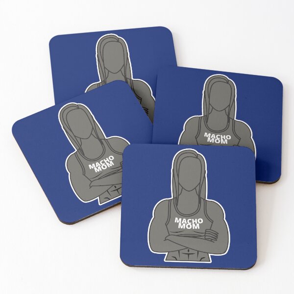 Item preview, MACHO MOM designed and sold by PrintCutScore.
