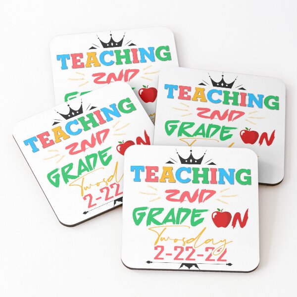 Item preview, Teaching 2nd Grade On Twosday 2.22.22 designed and sold by 7kdesigns.