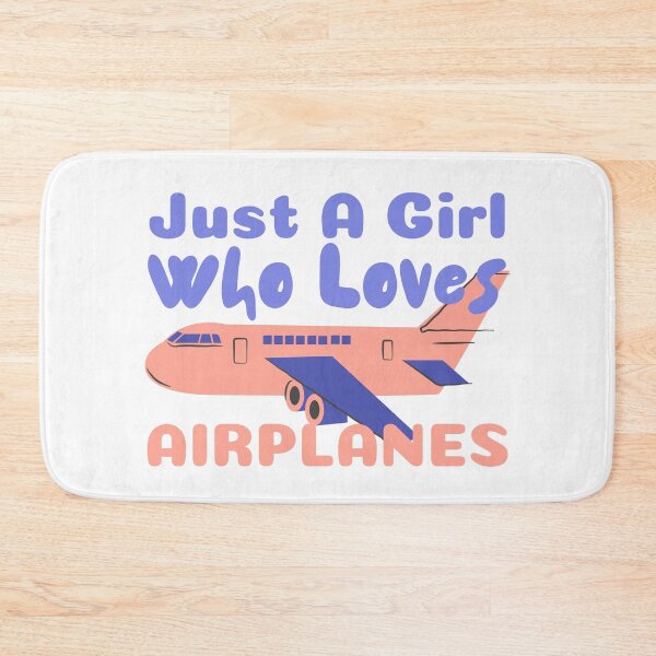 Item preview, Just A Girl Who Loves Airplanes designed and sold by SweetAndSpice.