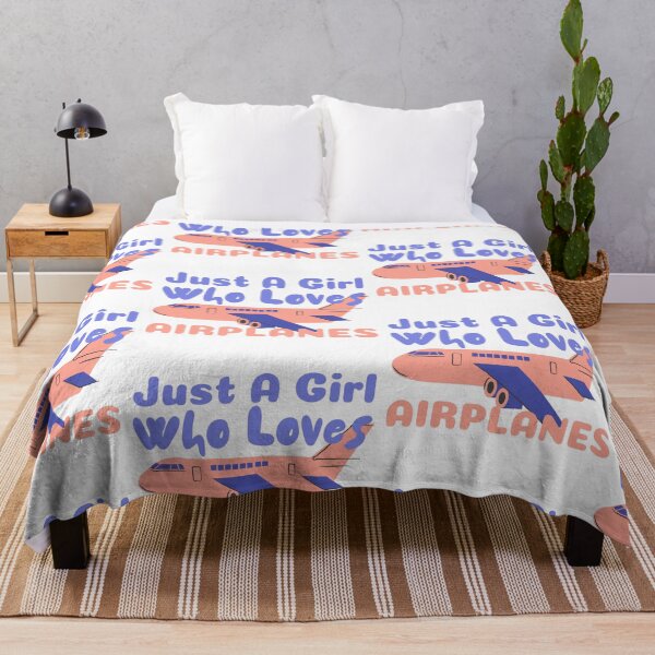 Item preview, Just A Girl Who Loves Airplanes designed and sold by SweetAndSpice.