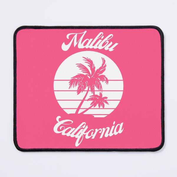 Item preview, Malibu California (White + Hot Pink) designed and sold by Just-Basic.