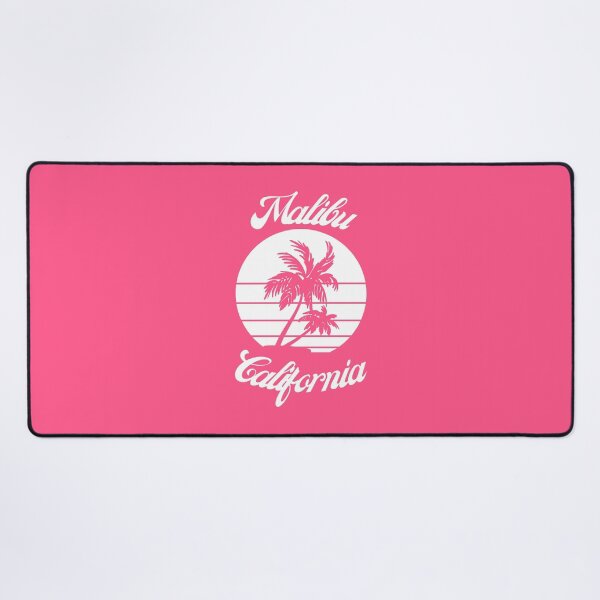 Item preview, Malibu California (White + Hot Pink) designed and sold by Just-Basic.