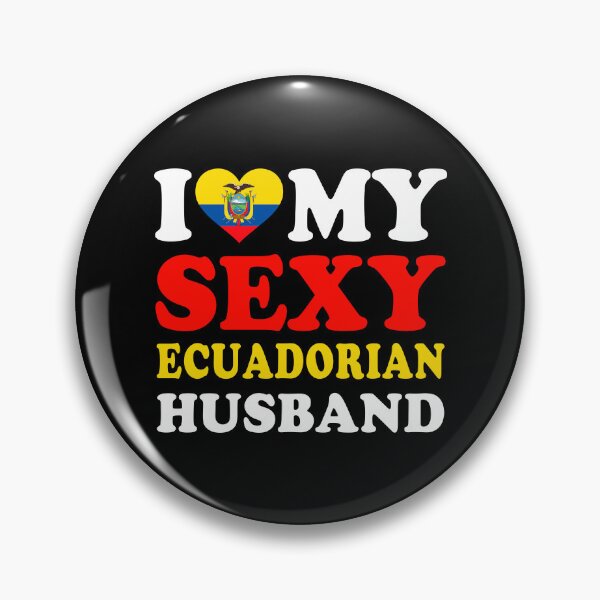 Item preview, I love My Sexy Ecuadorian Husband Funny Valentine’s Day designed and sold by RetroStyle247.