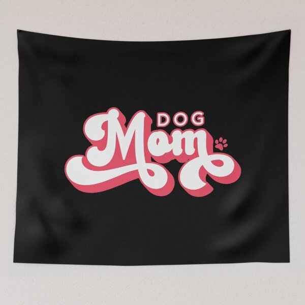 Item preview, Dog Mom Retro Text designed and sold by momofdoggos.