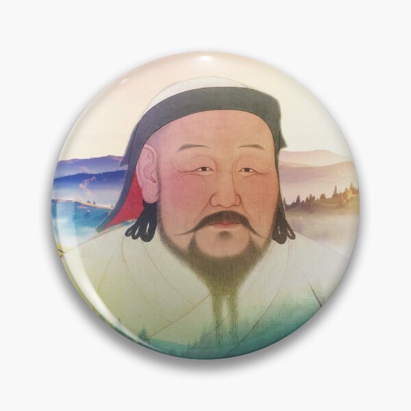 Item preview, Kublai Khan, Great Mongolian Emperor of China w/ Marco Polo Quote on Portrait  designed and sold by DylanThaCreator.