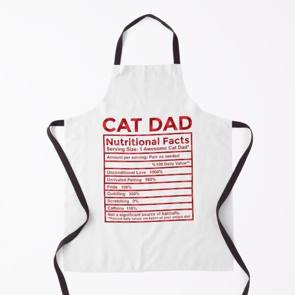 Item preview, Cat Dad Nutritional Facts designed and sold by SimplyCosmic11.
