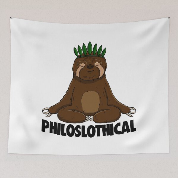 Item preview, Philoslothical Sloth designed and sold by Bendthetrend.