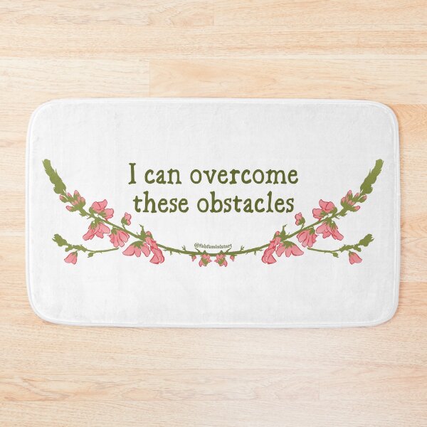 Item preview, I can overcome these obstacles designed and sold by fabfeminist.