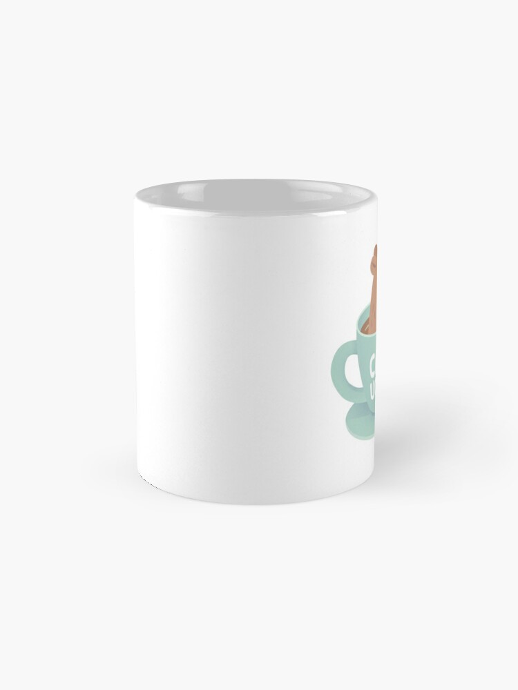 Cute Capybara Capyuccino Coffee Takeaway Cup' Sticker