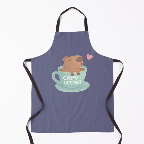 Item preview, Cute Capybara Capyuccino Coffee designed and sold by rustydoodle.