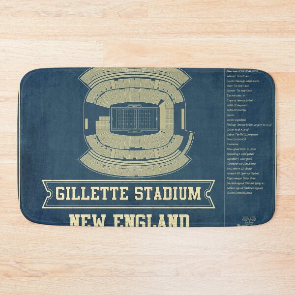 Item preview, New England Patriots Gillette Stadium Seating Chart - Vintage designed and sold by Shagreal.