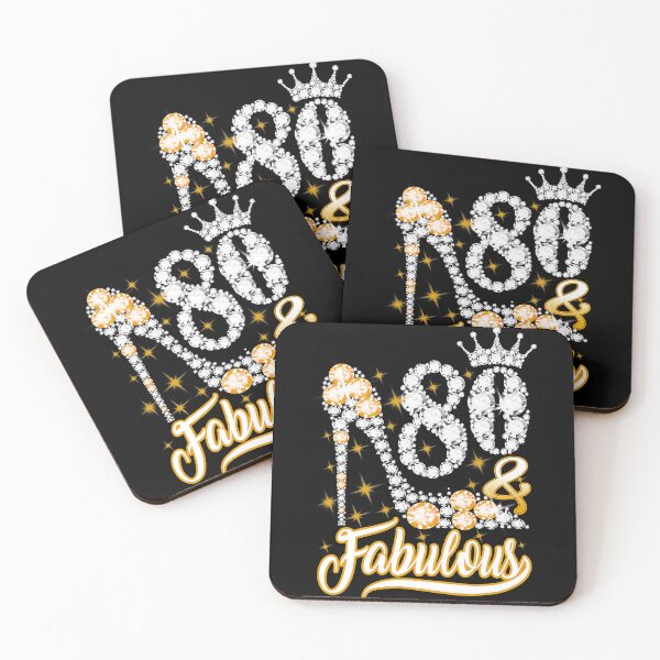 Item preview, 80 Years Old Gifts 80 And Fabulous 80th Birthday high heels T-Shirt designed and sold by SimiaVilac.