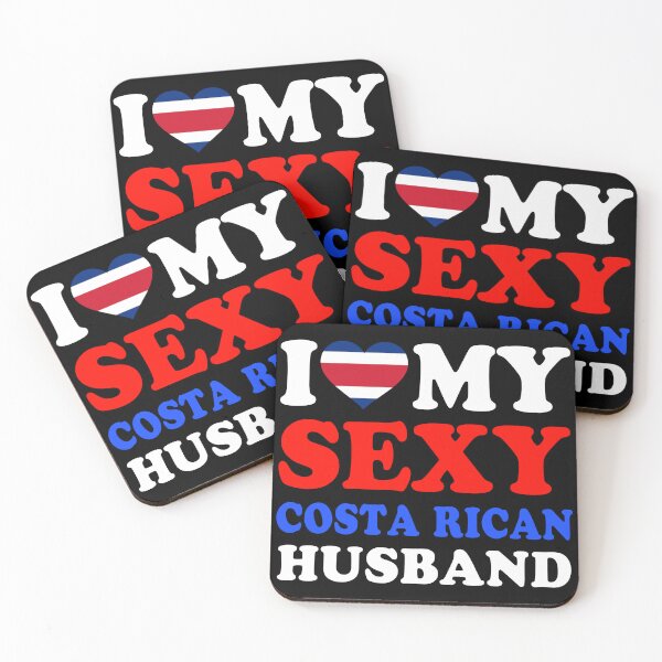 Item preview, I love My Sexy Costa Rican Husband Funny Valentine’s Day designed and sold by RetroStyle247.