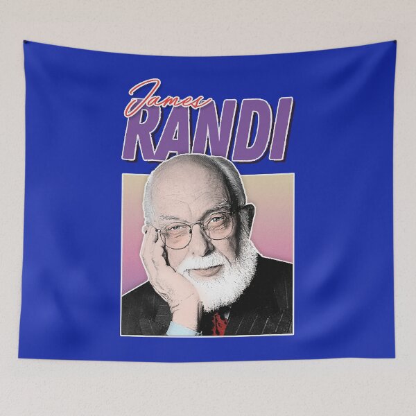 Item preview, James Randi  Skeptic Aesthetic Fan Design T-Shirt designed and sold by SimiaVilac.