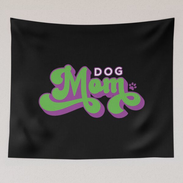 Item preview, Dog Mom Retro Text designed and sold by momofdoggos.