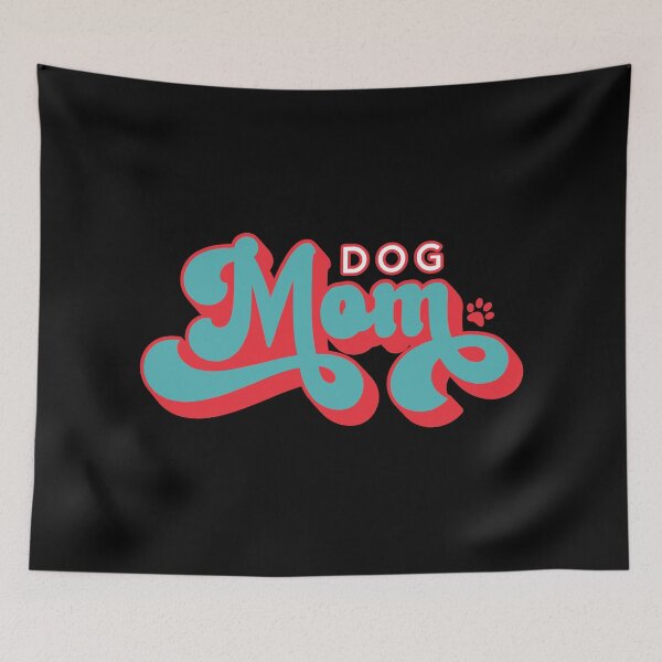 Item preview, Dog Mom Retro Text designed and sold by momofdoggos.