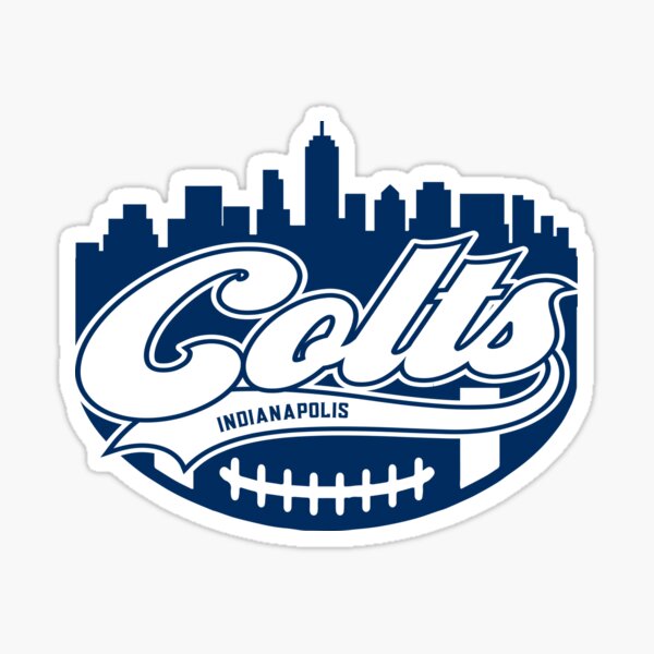 Indianapolis Colts Mascot NFL Sticker for Sale by mandarinolive