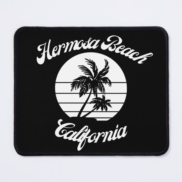 Item preview, Hermosa Beach California (White + Black) designed and sold by Just-Basic.