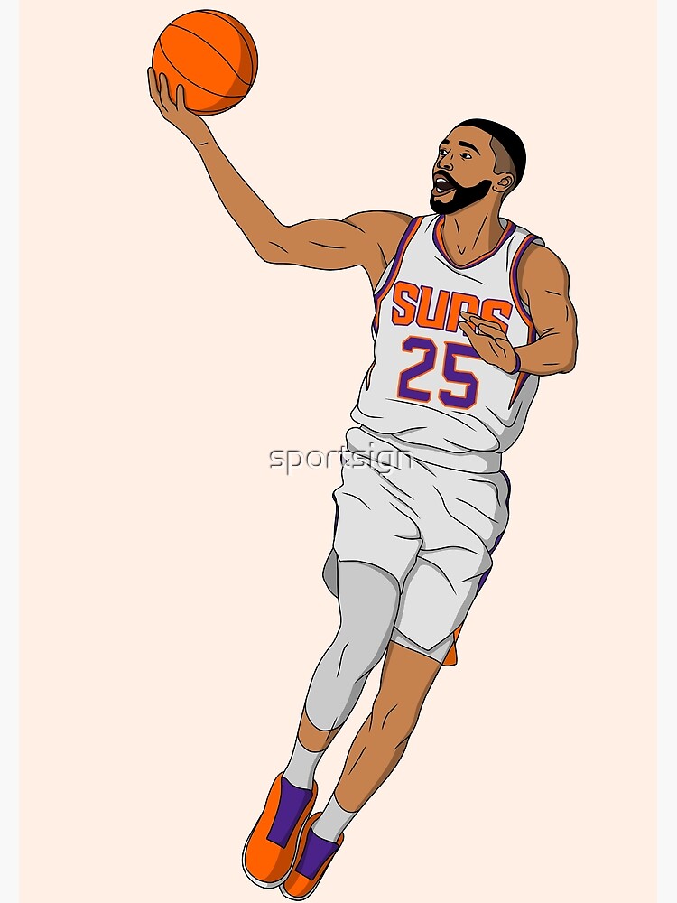 Mikal Bridges - Phoenix Suns Basketball Poster for Sale by