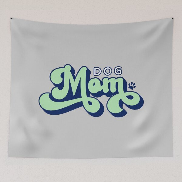 Item preview, Dog Mom Retro Text designed and sold by momofdoggos.