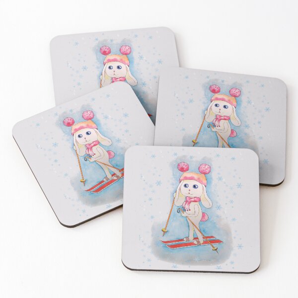 Item preview, Snow Bunny on Skies designed and sold by ArtCollectables.