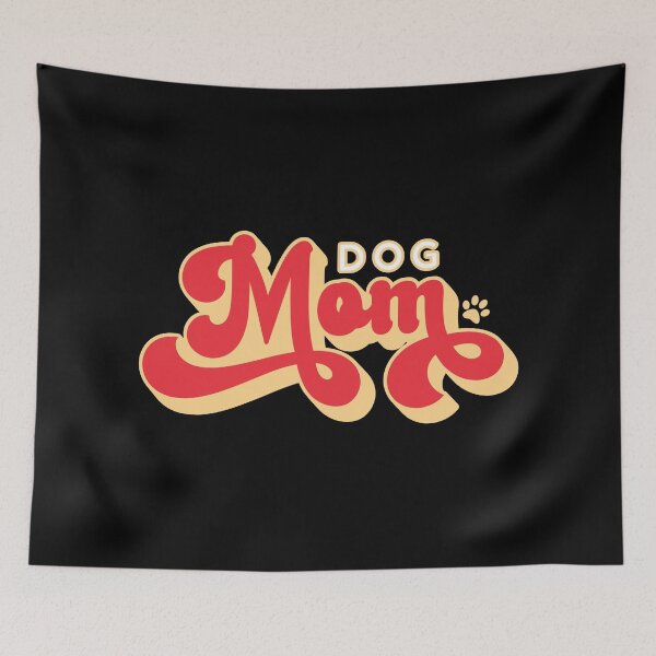 Item preview, Dog Mom Retro Text designed and sold by momofdoggos.