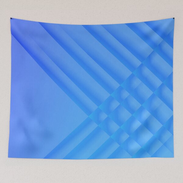 Item preview, Woven on the Right Light Blue Dark Blue designed and sold by CoffeeWires.