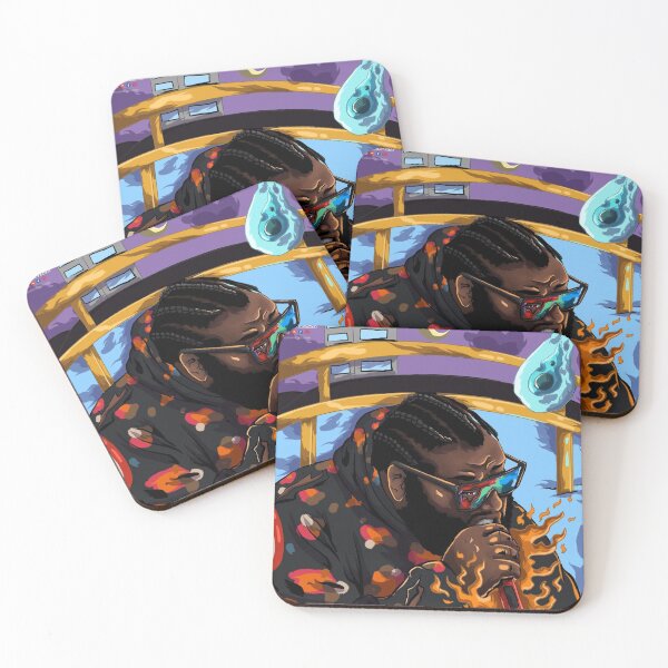 Item preview, "Ruger in da Rain" Painting by Barbados Black designed and sold by DTR Forever.