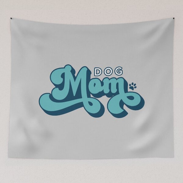 Item preview, Dog Mom Retro Text designed and sold by momofdoggos.