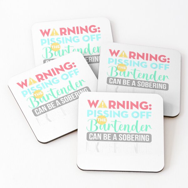 Item preview, Bartender Funny Sarcastic Warning Pissing Off The Bartender T-Shirt designed and sold by BoegelAdalbert.