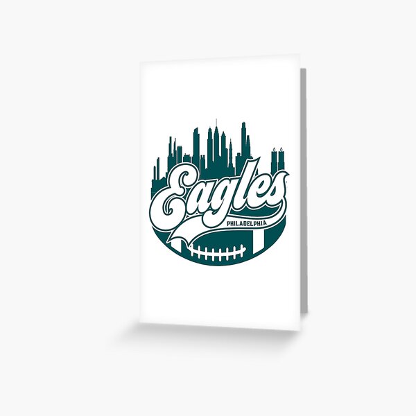 Let's Go Eagles Greeting Card