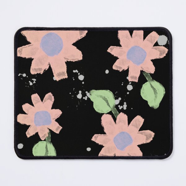 Item preview, Simple Pink Watercolor Floral Pattern designed and sold by JadedLilacsArt.