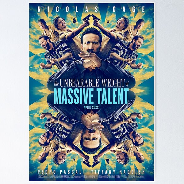 Item preview, The Unbearable Weight of Massive Talent 2022 Poster designed and sold by jkunting.