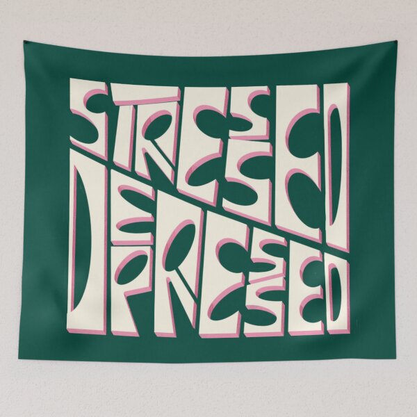 Item preview, Stressed & Depressed designed and sold by Silpajoe.