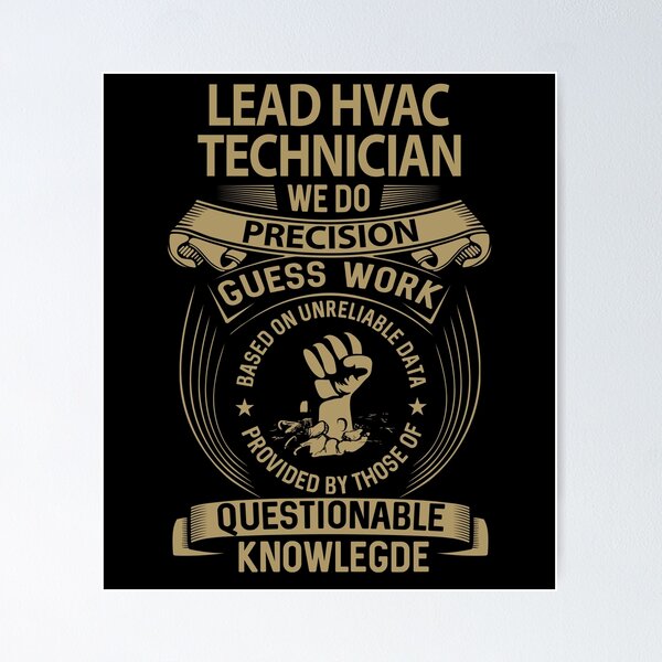 Artikelvorschau, Führendes HVAC-Techniker-T-Shirt - wir tun Präzisions-Job-Geschenkartikel-T-Stück entworfen und verkauft von smueller39.