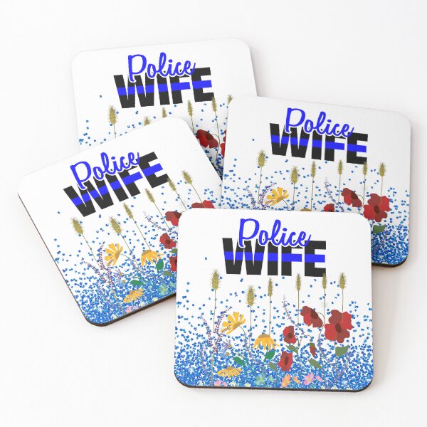 Item preview, Police Wife Botanical designed and sold by Bliss Find And Design.