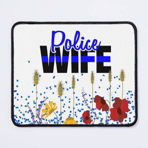 Item preview, Police Wife Botanical designed and sold by Bliss Find And Design.