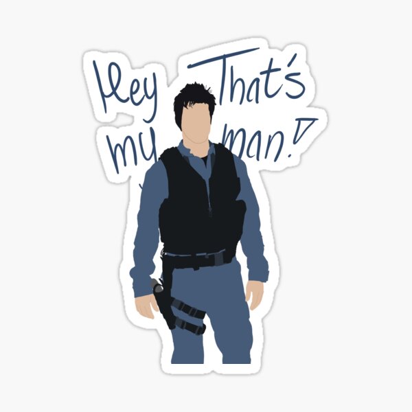 sheppard "hey that's my man!" Sticker
