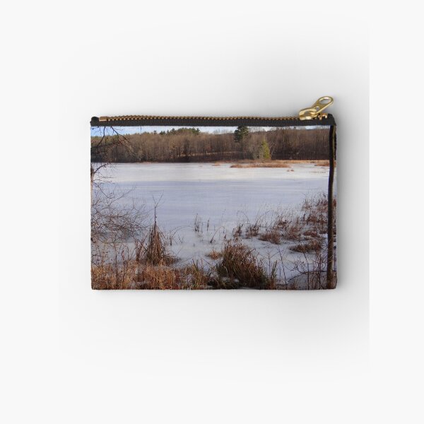 Item preview, Frozen Leverett Pond designed and sold by Hermien Pellissier.