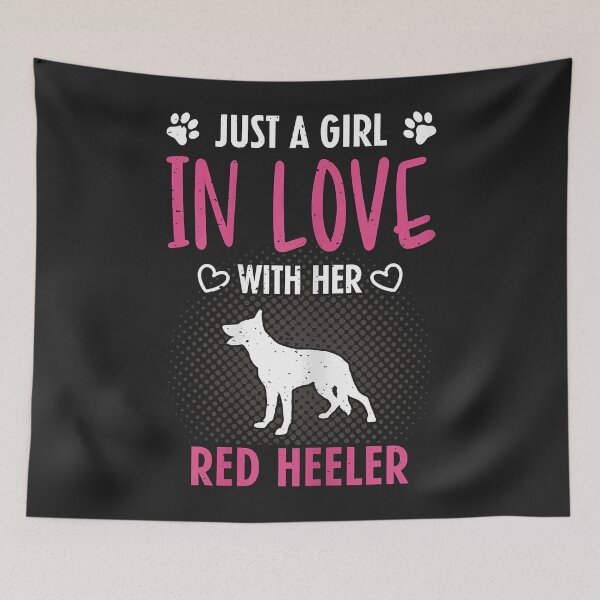 Item preview, Just A Girl In Love With Her Red Heeler designed and sold by ricnikkiaavi.