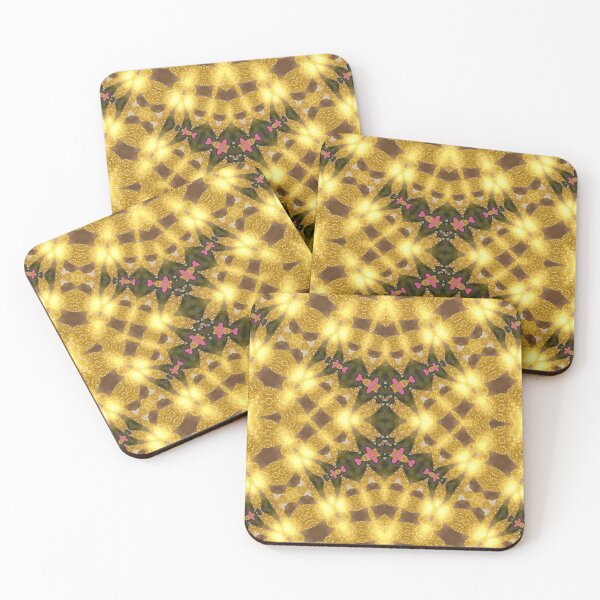 Item preview, Pink & Golden Light Geometry designed and sold by webgrrl.
