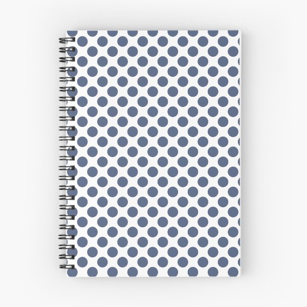 Item preview, Retro White and Blue Polka Dot Pattern designed and sold by Artistestella.