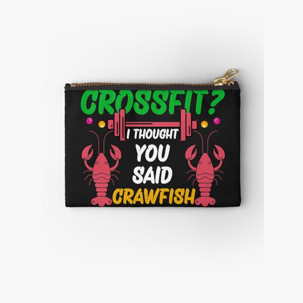 Item preview, CrossFit? I Thought You Said Crawfish, Mardi Gras Graphic designed and sold by ChicLilyShop.