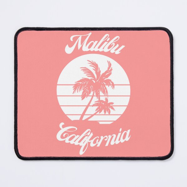 Item preview, Malibu California (White + Coral) designed and sold by Just-Basic.