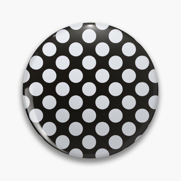 Item preview, Retro White and Black Polka Dot Pattern designed and sold by Artistestella.