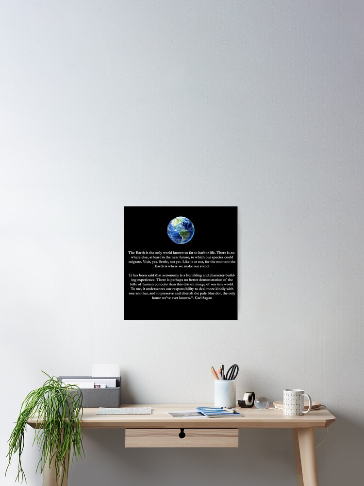 Peice Of A Pale Blue Dot Poster By Dreadtheking Redbubble