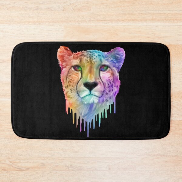 Item preview, Rainbow Drip Cheetah Portrait designed and sold by Deborah Camp.