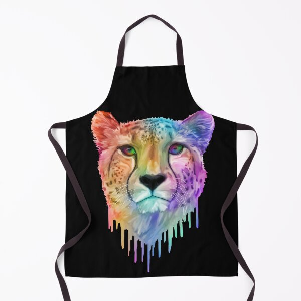 Item preview, Rainbow Drip Cheetah Portrait designed and sold by Deborah Camp.