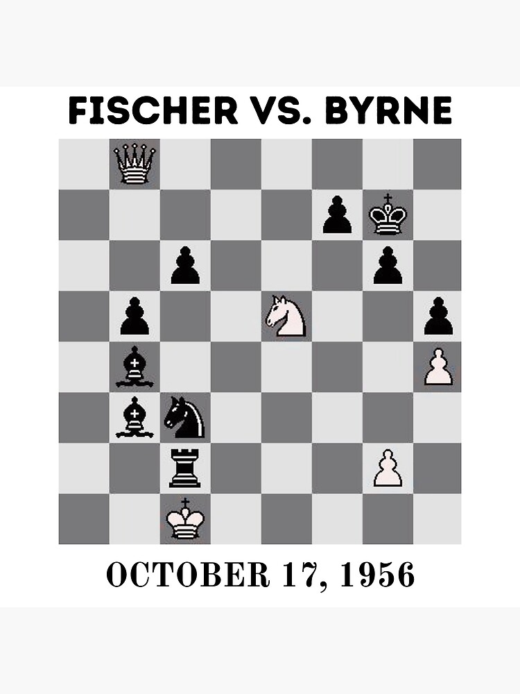 Chess 'Game of the Century' - Byrne v Fischer 1956 | Greeting Card