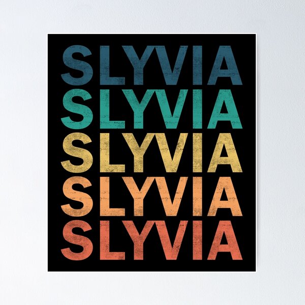 Item preview, Slyvia Name T Shirt - Slyvia Vintage Retro Name Gift Item Tee designed and sold by artiagasonya.